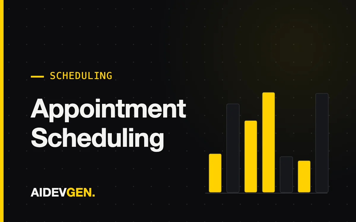 AI Receptionist Appointment Scheduling — AIDEVGEN service
