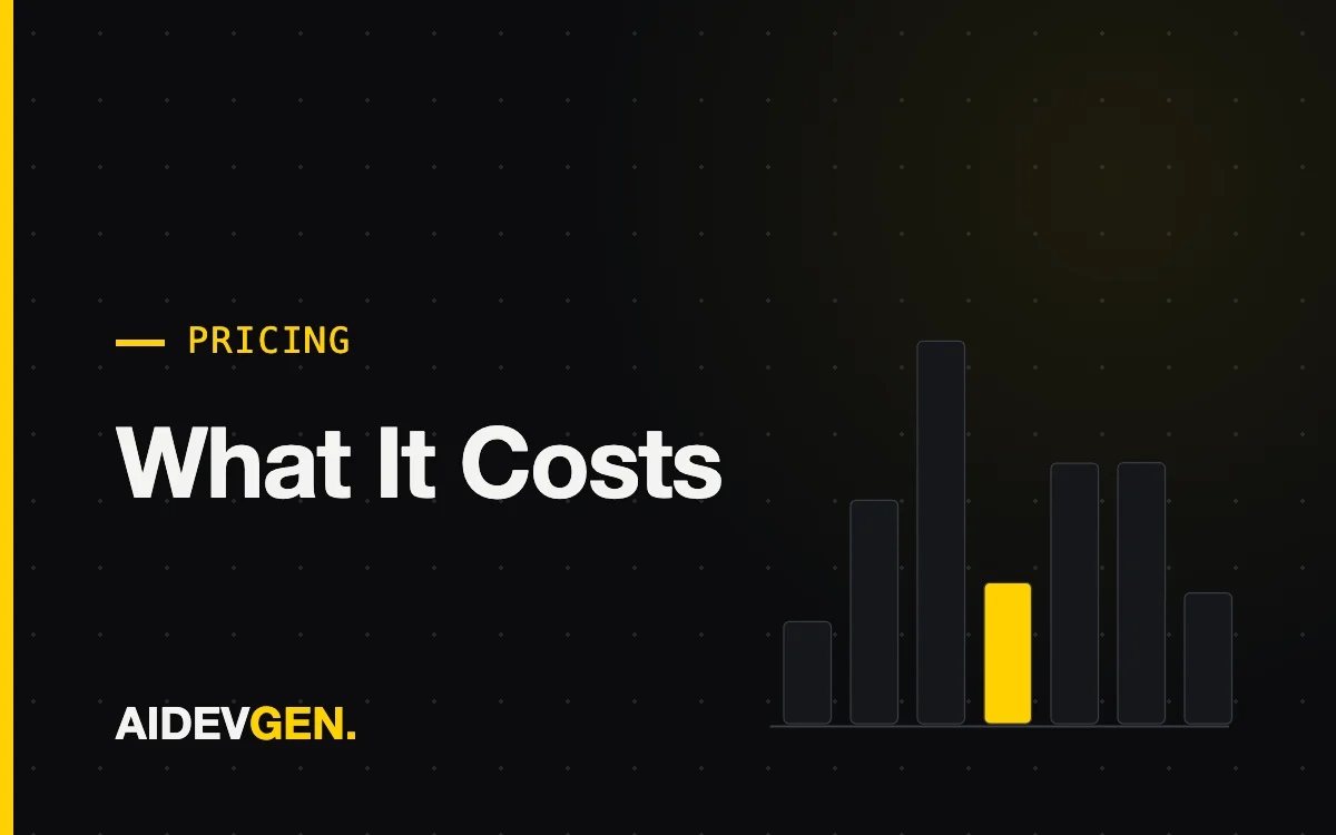 AI Receptionist Pricing — AIDEVGEN service