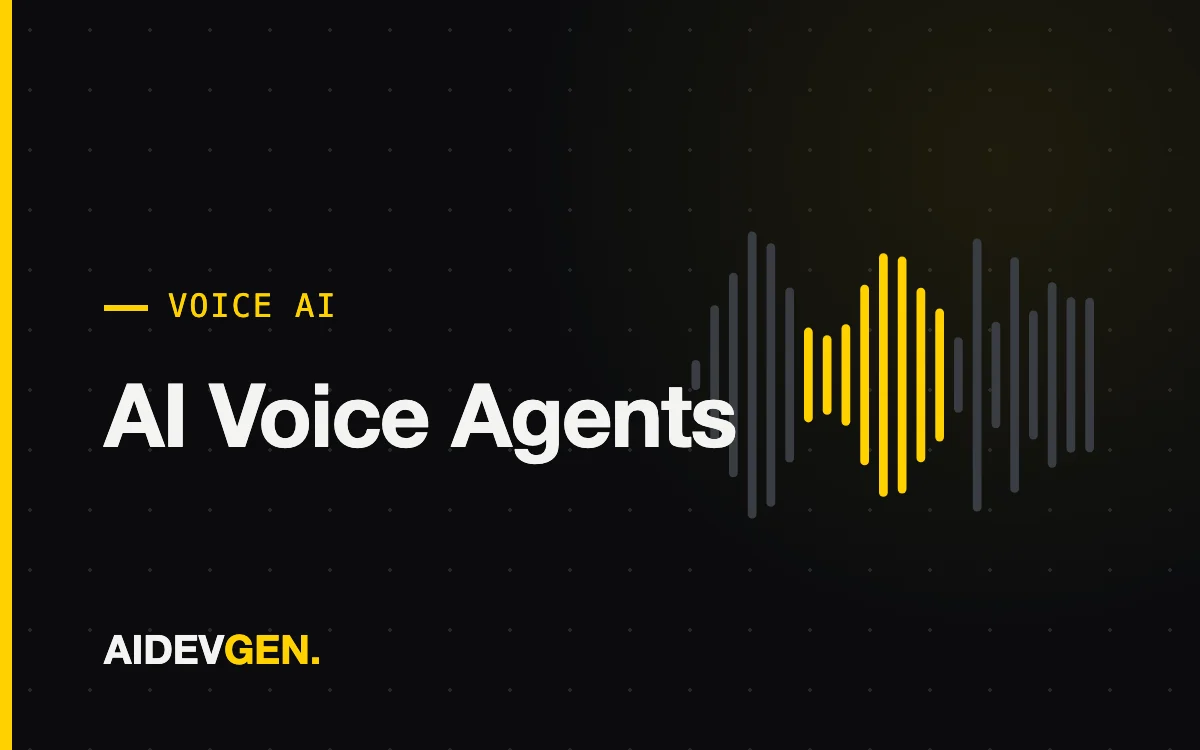 AI Voice Agents — AIDEVGEN service